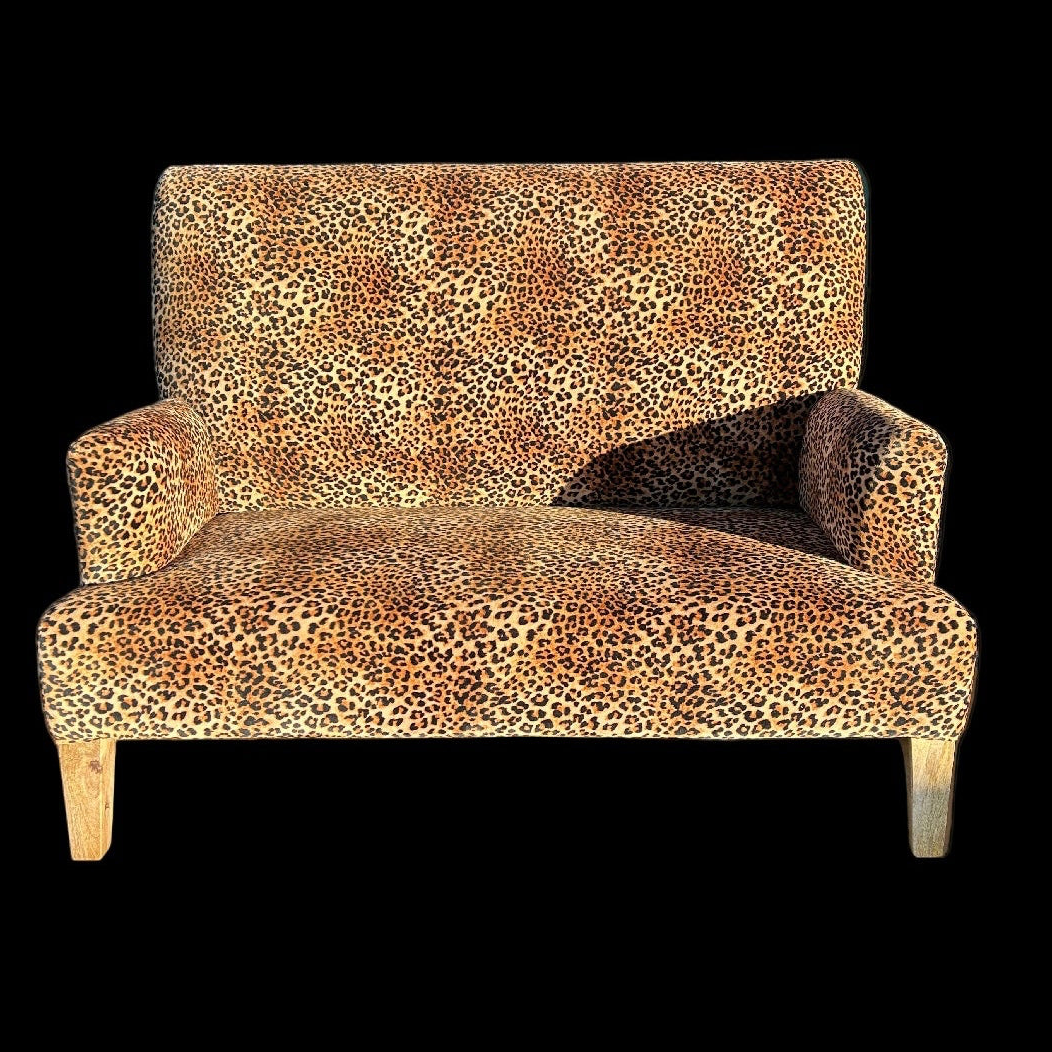 Leopard Print Sofa