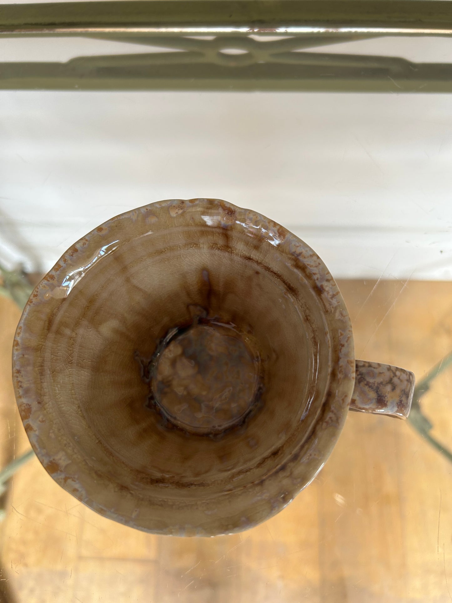 Tan coffee cup
