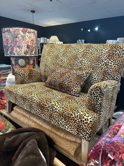 Leopard Print Sofa