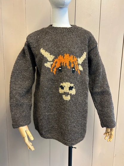 Highland Cow wool Sweater