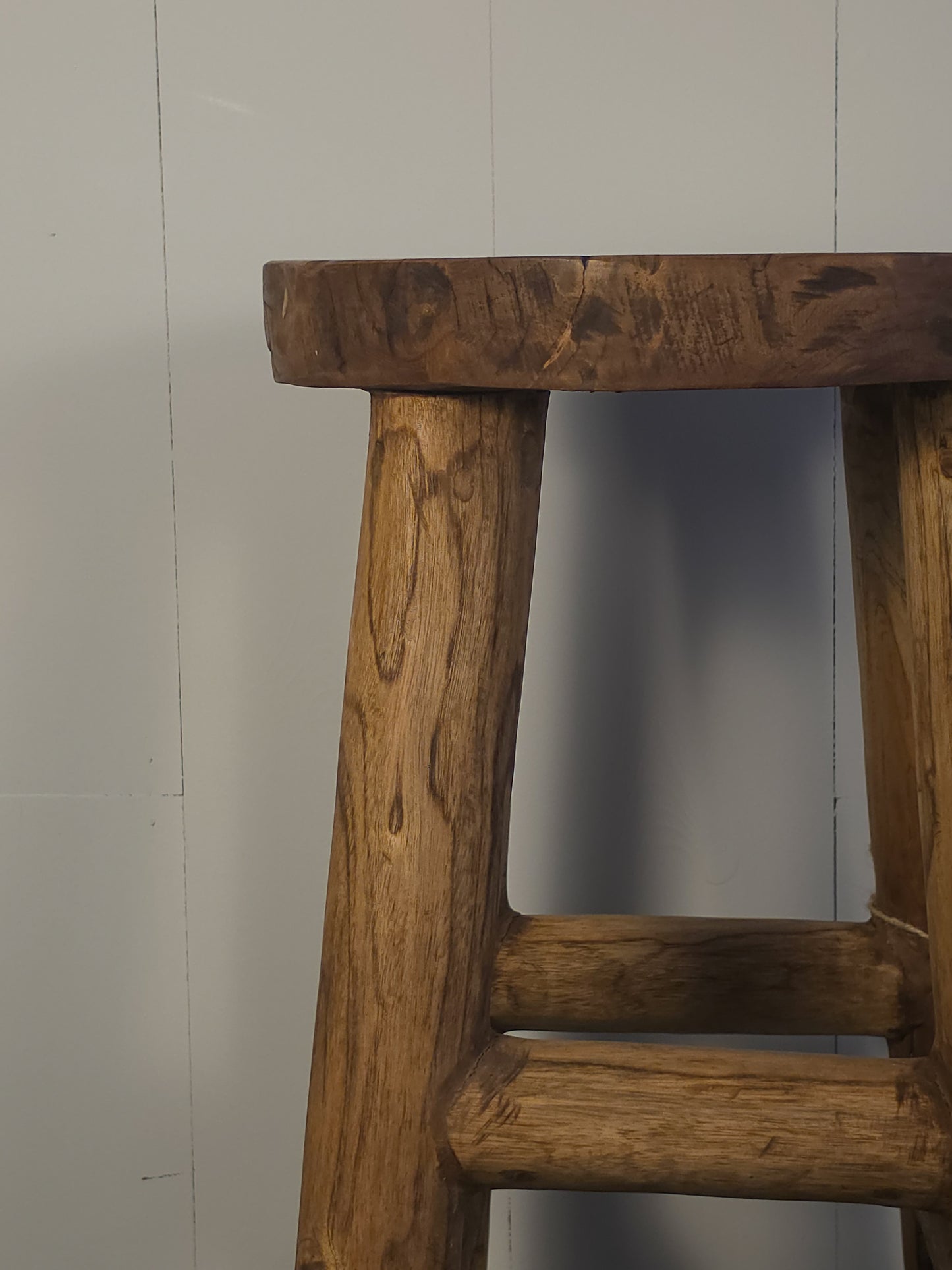 Solid Teak Wood Bar Stool
