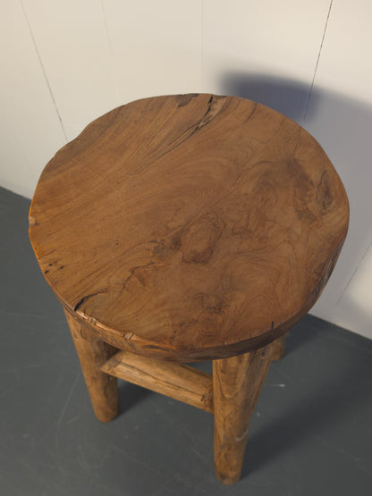 Solid Teak Wood Bar Stool