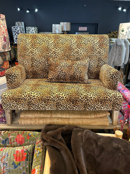 Leopard Print Sofa