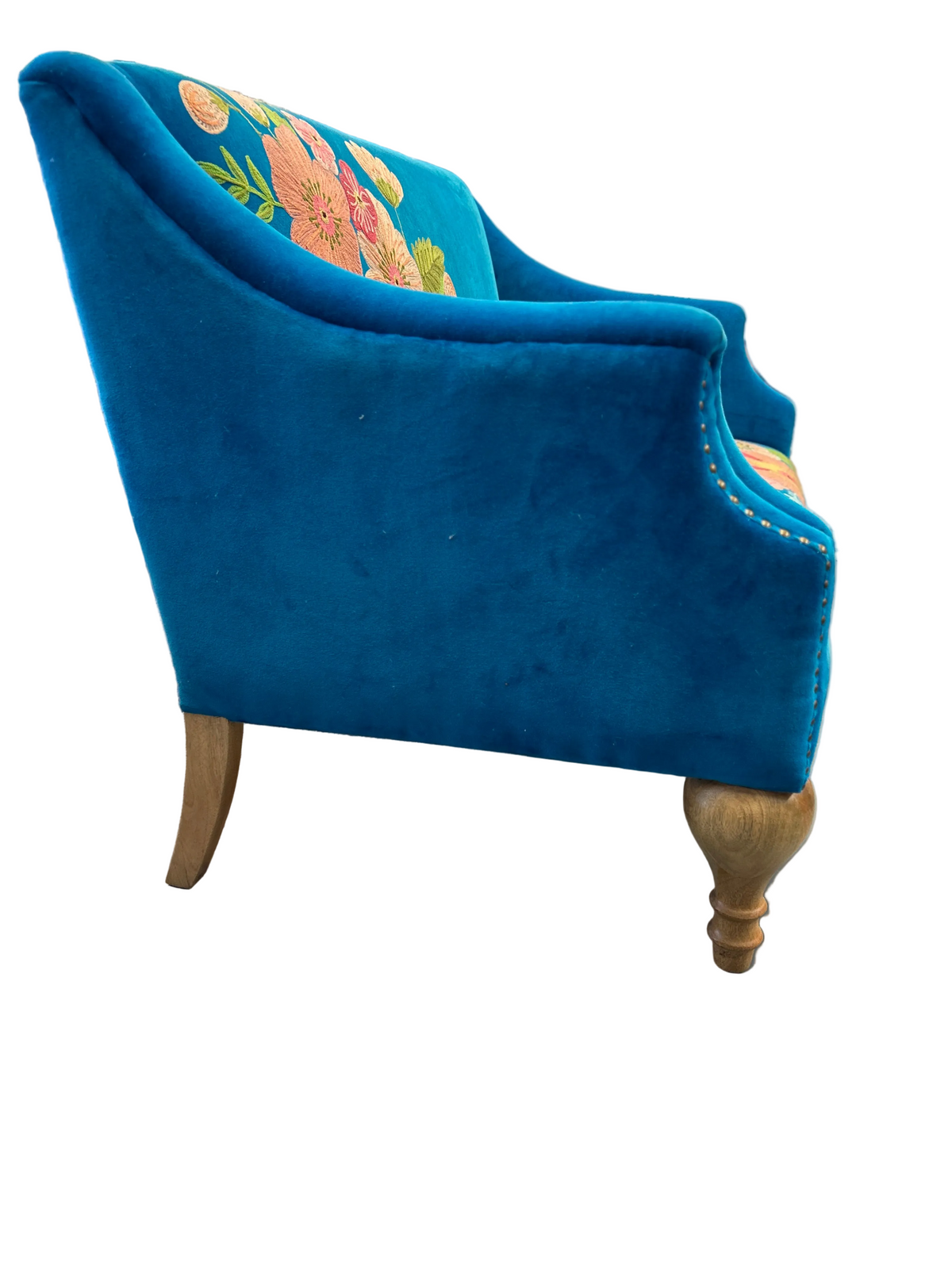 Azure embroidered Sofa