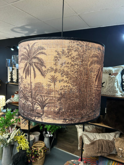 Bamboo Lampshade Tropical