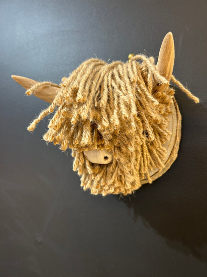 Small Highland Cow wall plaque