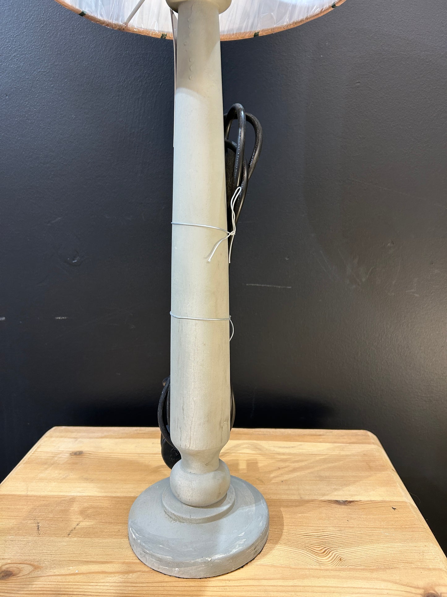 Wooden Lamp and Shade