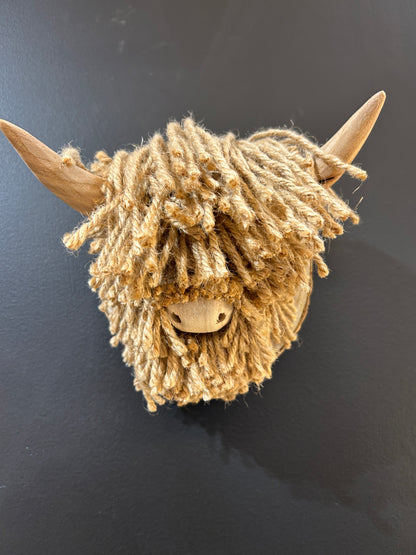 Small Highland Cow wall plaque