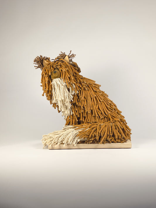The "Cliffside Fox" Rope Sculpture