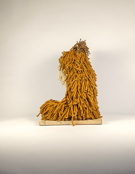 The "Cliffside Fox" Rope Sculpture
