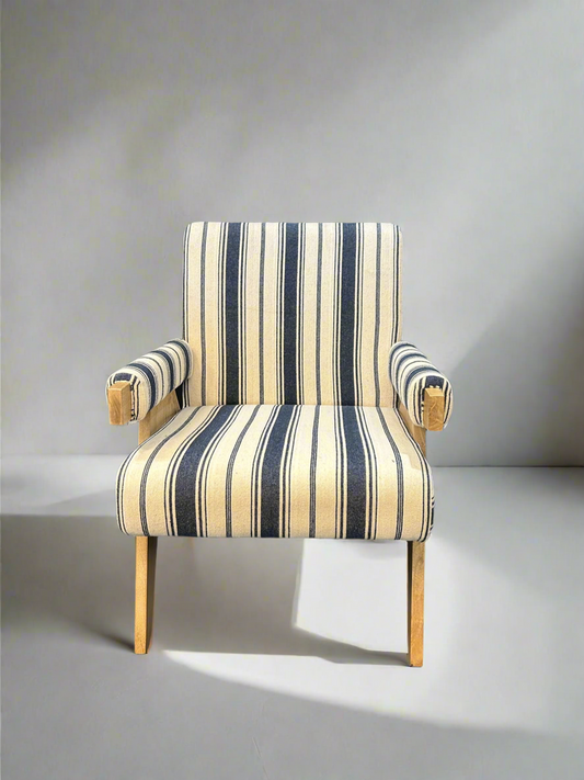 Striped Arm Chair