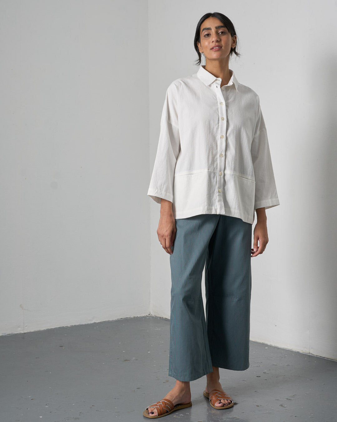 The 'Easy-Over' - Oversize White Cotton Blouse