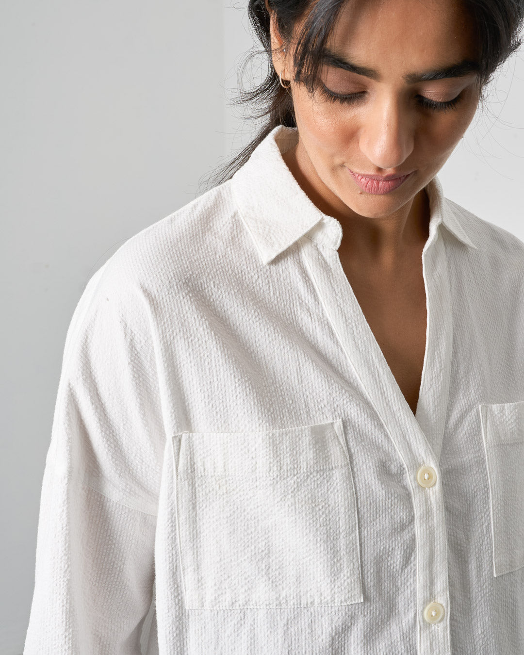 The 'Pure and Simple' - White Cotton Blouse