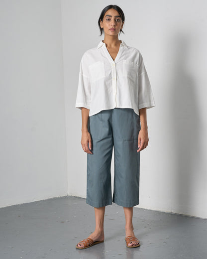 The 'Pure and Simple' - White Cotton Blouse