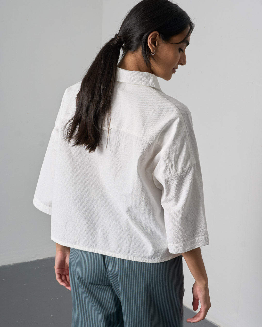 The 'Pure and Simple' - White Cotton Blouse