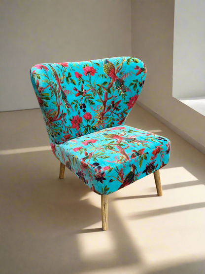 Teal Velvet Chair