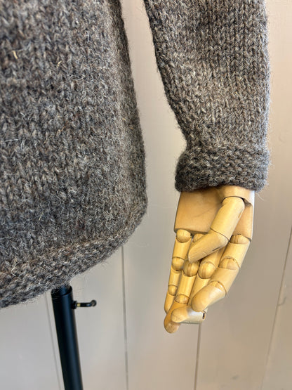 Wool Daisy Sweater Bark