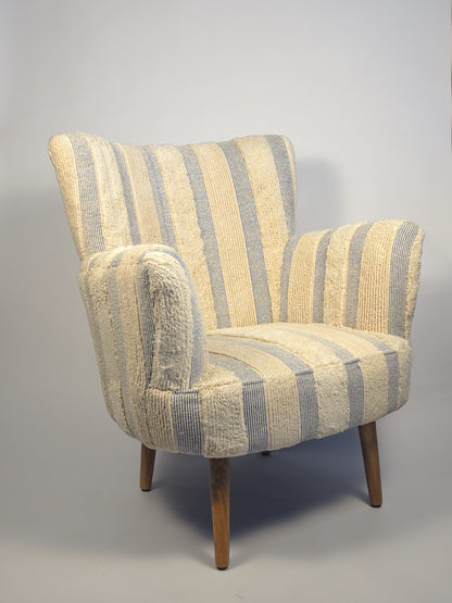 The Beer Beach Striped Armchair