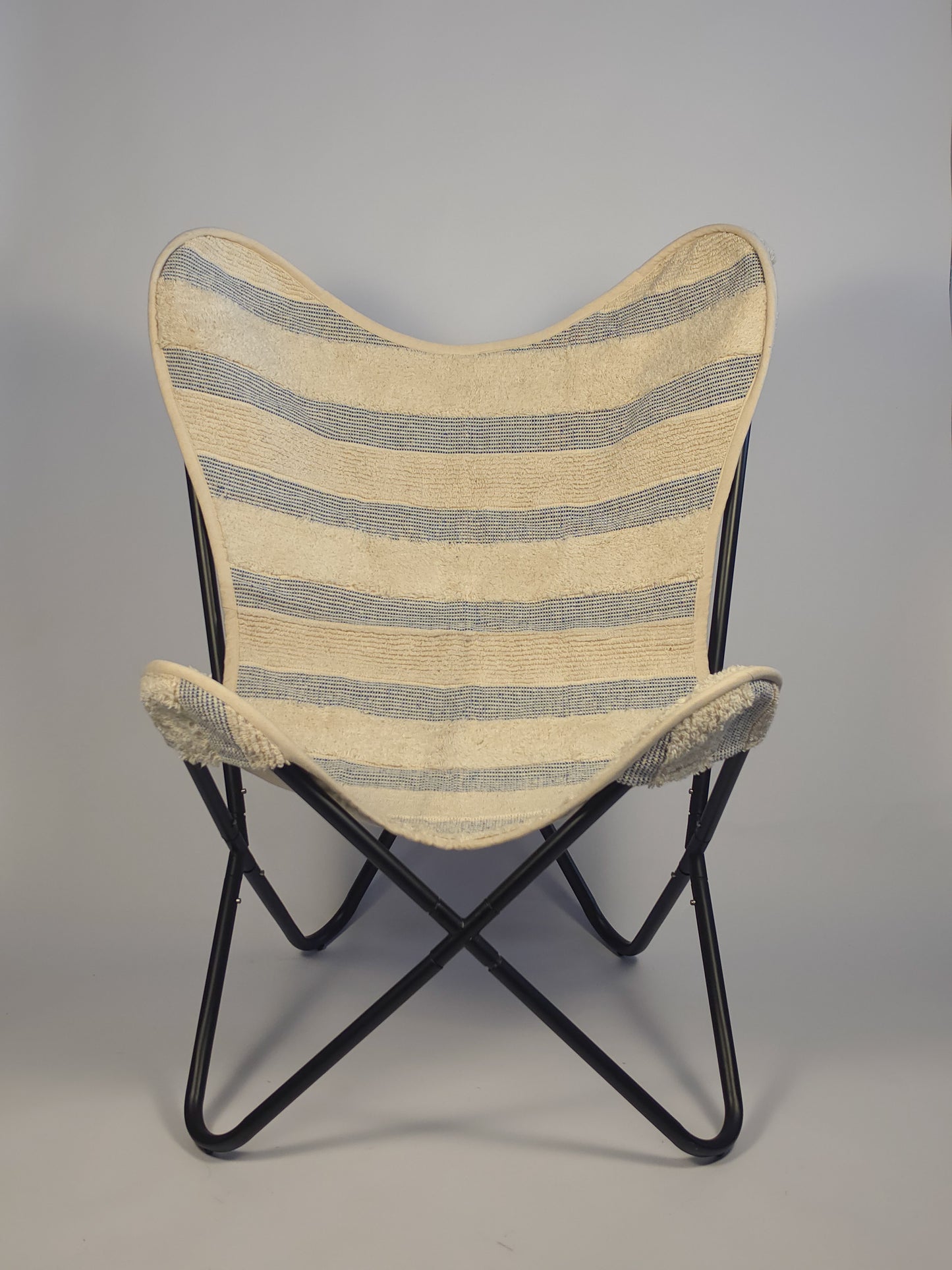 The Beer Beach Striped Butterfly Chair