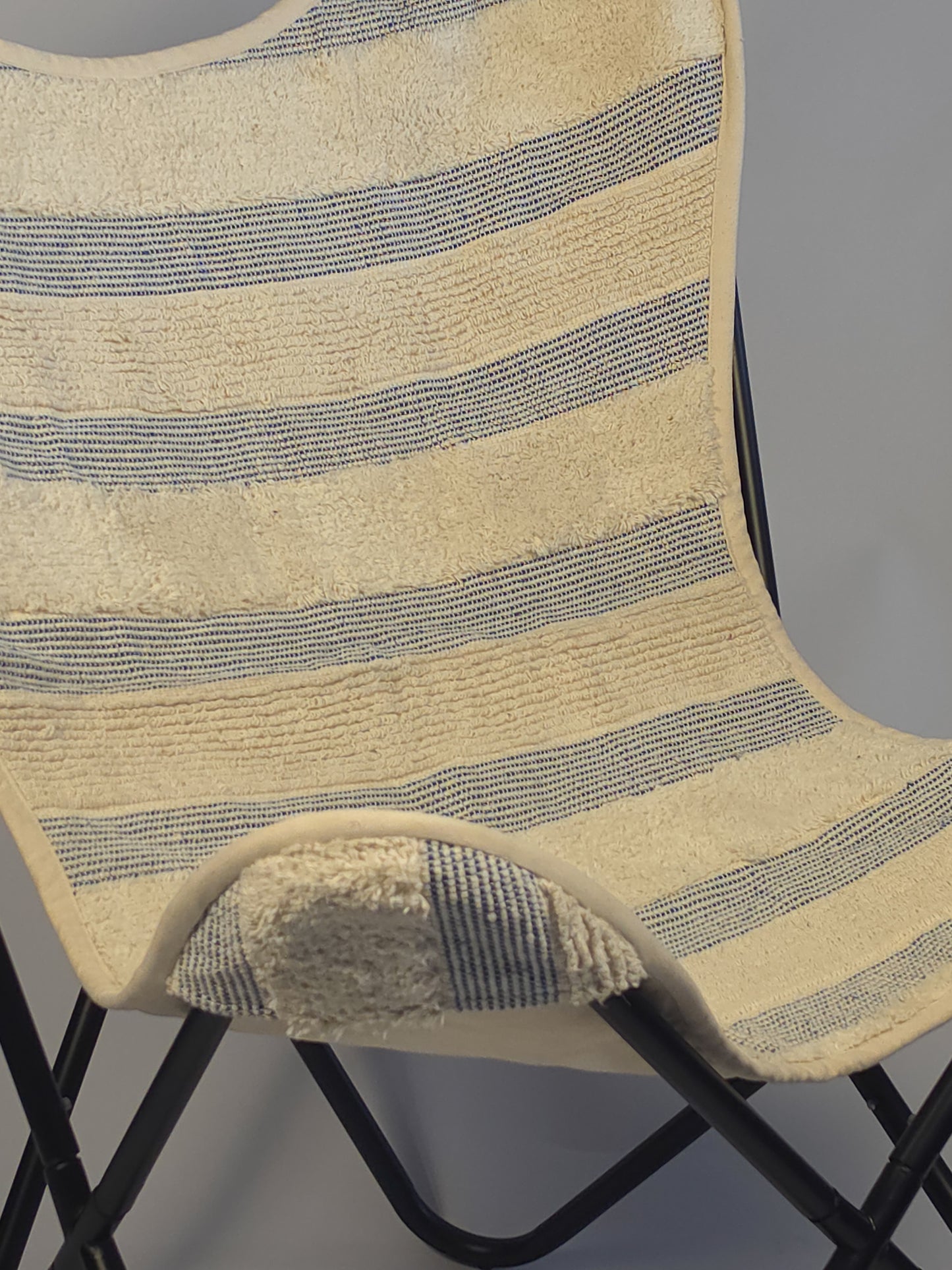 The Beer Beach Striped Butterfly Chair