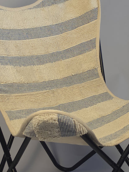 The Beer Beach Striped Butterfly Chair
