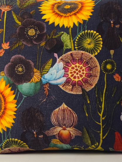 Cotton Velvet Sunflower Cushion