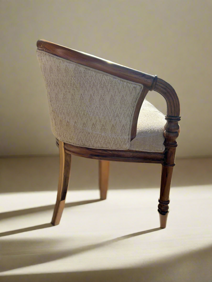 Small Natural wood Framed Sofa