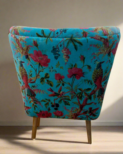 Teal Velvet Chair