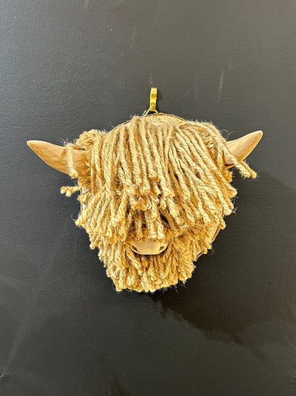 Small Highland Cow wall plaque