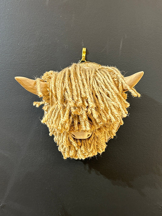 Small Highland Cow wall plaque