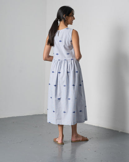 The 'Effortless' Navy Cotton Dress