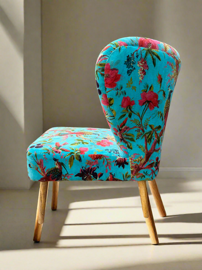 Teal Velvet Chair