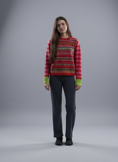 Eribe Stobo Fairisle Reversible Sweater