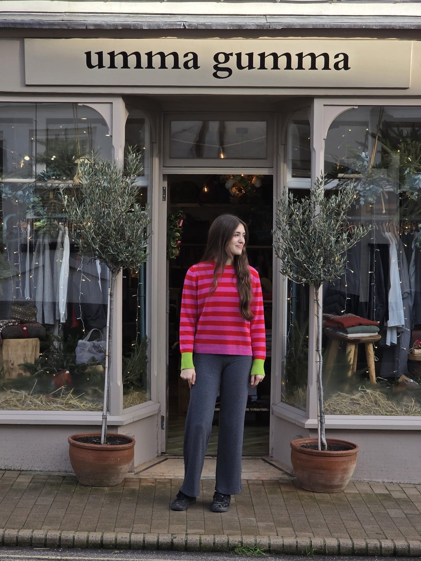 Eribe Stobo Fairisle Reversible Sweater