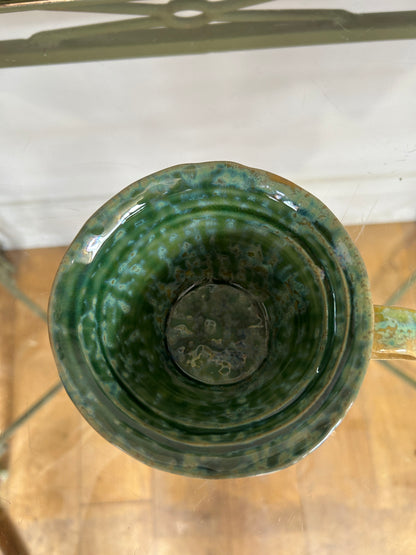 Green coffee cup