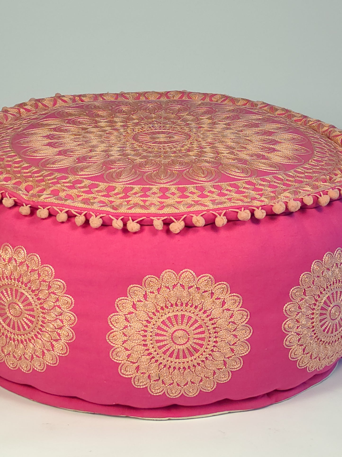 Pink Mandala Floor Cushion