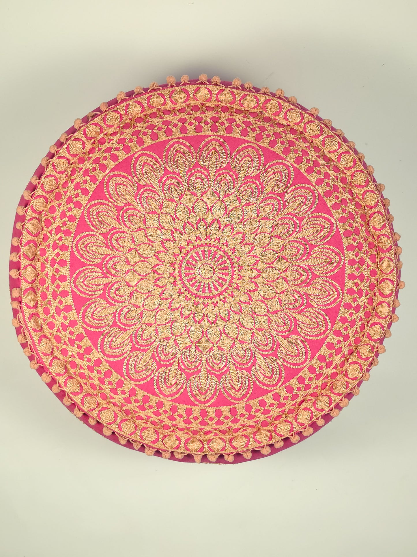 Pink Mandala Floor Cushion