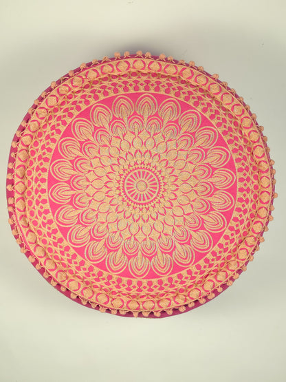 Pink Mandala Floor Cushion