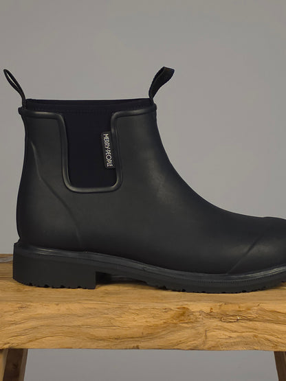 Merry People Bobbie Boots - Black & Black