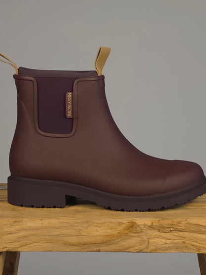 Merry People Bobbie Boots - Dark Cherry