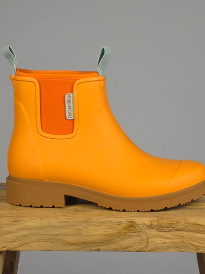 Merry People Bobbie Boots - Sherbet Orange